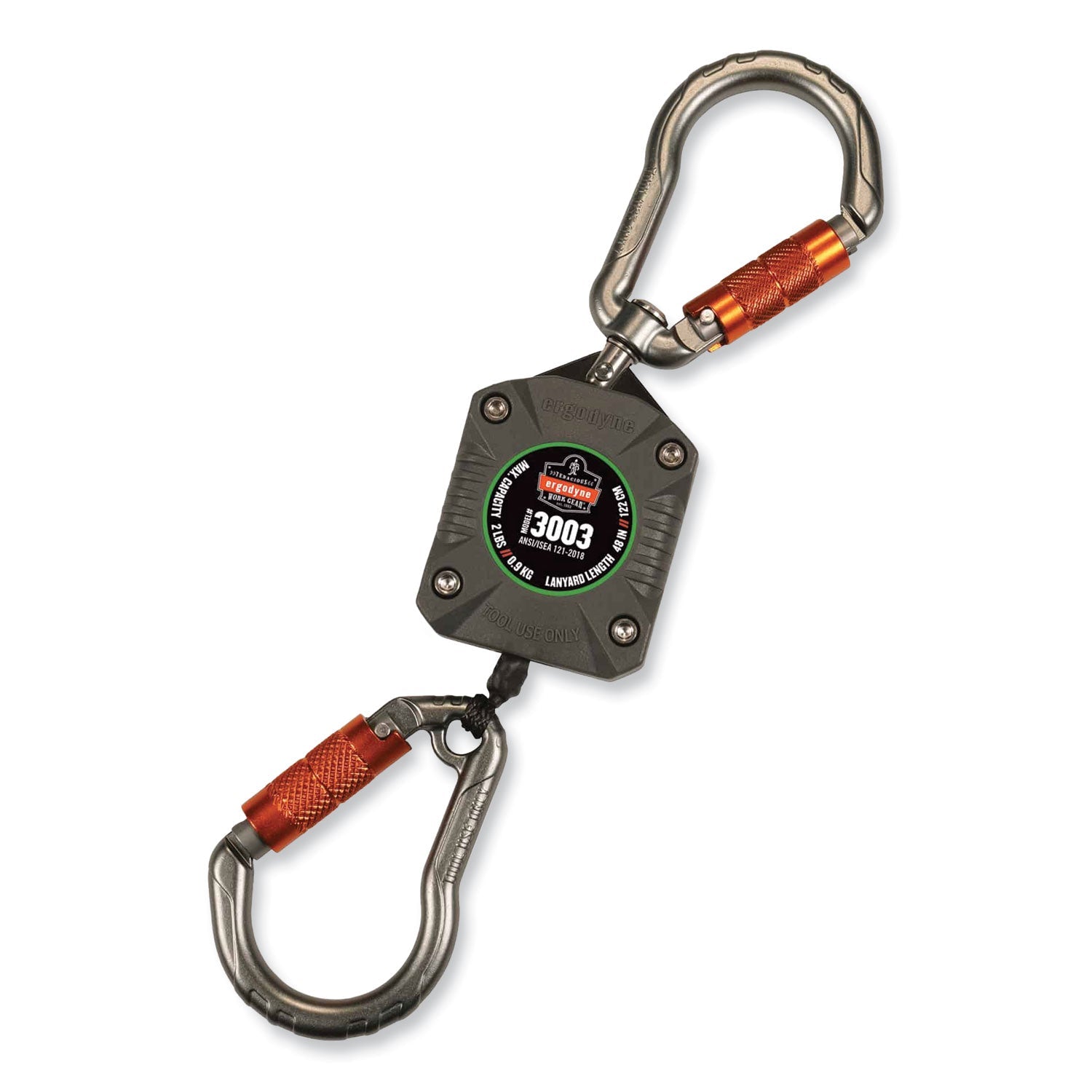 ergodyne-squids-3003-retractable-lanyard-with-two-carabiners-num-ego19303_1